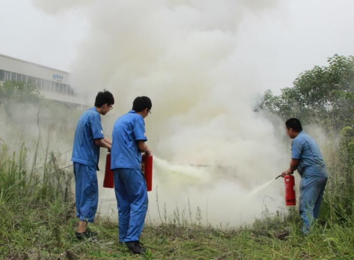 正恒動(dòng)力廠區(qū)消防滅火演練