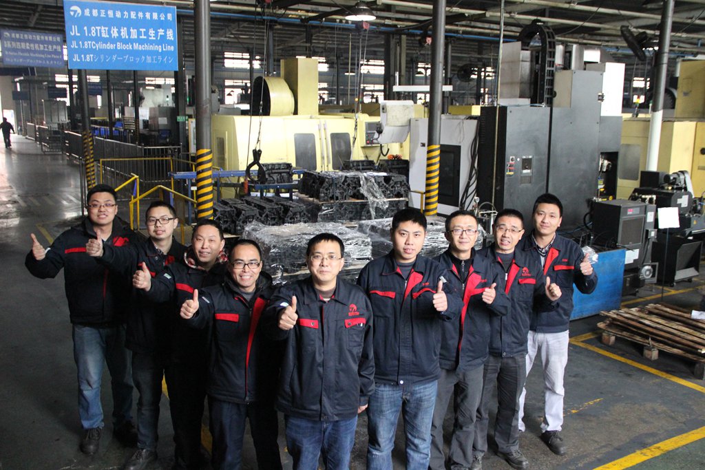 正恒動力因你們而自豪–吉利1.8T發(fā)動機(jī)缸體項目